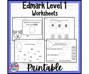 Edmark, Level 1 Set D Printable, Special Ed