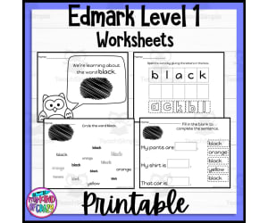 Edmark, Level 1 Set F Printable, Special Ed