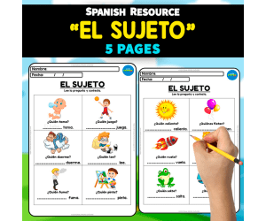 EL SUJETO | Spanish Resource