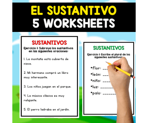 EL SUSTANTIVO | 5 FREE PAGES OF EXERCISES