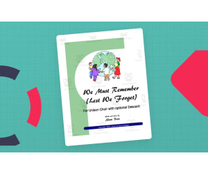 Elementary Voices Sheet Music: "We Must Remember (Lest We Forget)"