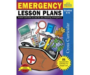 Emergency Lesson Plans - Grades 5-6: Instant activities to use for any teaching emergency!
