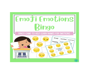 Emoji Emotions Bingo