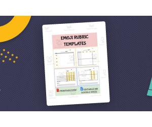 Emoji Rubric Template (Editable in Google Docs)