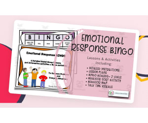 Emotional Response BINGO, Differentiated SEL Activities For K-5th