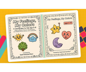 Emotions & Feelings Coloring Pages Book