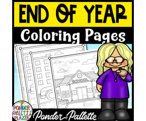 End of Year Coloring Pages