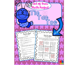 End of Year Math Project | 5th Grade Tic-Tac-Toe