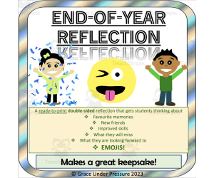 End-of-Year Reflection – Middle School Writing Prompts