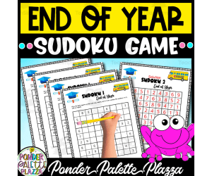 End of Year Sudoku Game + Solution