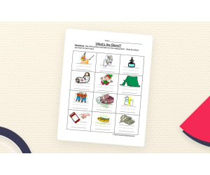 Ending Blends Pictures Worksheet