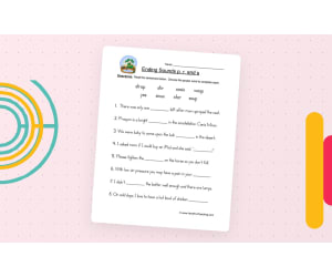 Ending Sounds P R S Sentences Worksheet