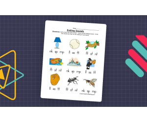 Ending Sounds Worksheet