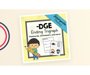 Ending Trigraph: -DGE Activity Packet