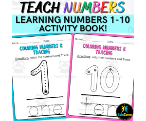 Engaging Early Learning Book: Explore Numbers 1-10 with Fun Activities