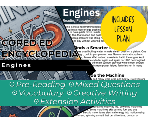 Engines Reading Comprehension Passage - Cored Ed Encyclopedia
