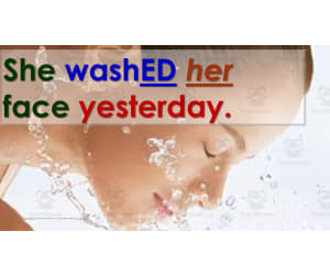 English - Past simple of regular verbs