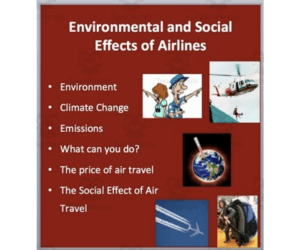 Environmental and Social Effects of Airlines - Lesson Bundle