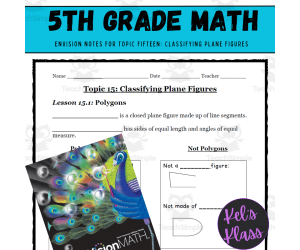 Envision Math Grade 5 Topic 15: Classifying Plane Figures