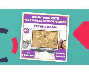 Equations with Variables on Both Sides – Digital Escape Room