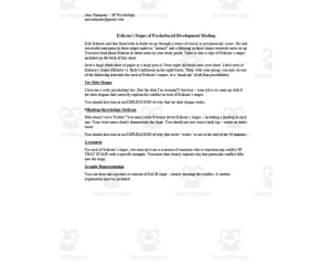 Erikson’s Stages of PsychoSocial Development Mashup