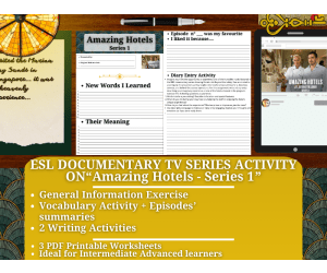 ESL BBC Documentary TV Series Activity - Amazing Hotels - Series 1