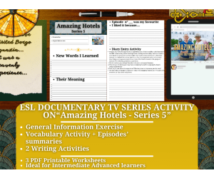 ESL BBC Documentary TV Series Activity - Amazing Hotels - Series 5