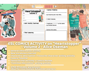 ESL Comics Activity - Heartstopper - Volume 2 - Alice Oseman