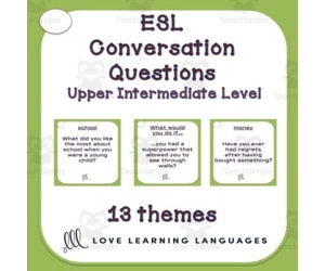 ESL Conversation Questions for Upper-Intermediate Level