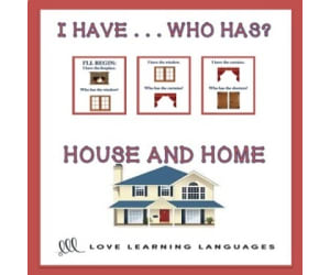 ESL ELL House and Home Vocabulary - I have... Who has...?