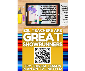 ESL Lesson Plan on TV and Netflix - Listening Comprehension + Writing