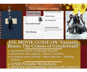 ESL Movie Guide on "Fantastic Beasts: The Crimes of Grindelwald"