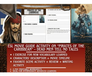 ESL Movie Guide - Pirates of the Caribbean: Dead Men Tell no Tales