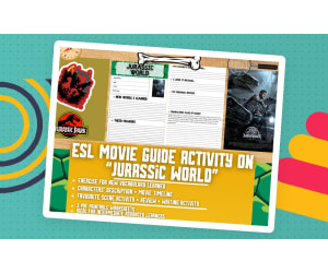 ESL Movie Guide Worksheets on "Jurassic World"