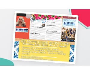 ESL Movie Guide Worksheets on "Mamma Mia! Here We Go Again"