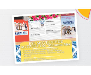 ESL Movie Guide Worksheets on "Mamma Mia"