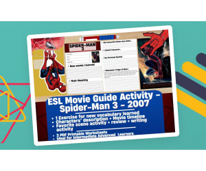 ESL Movie Guide Worksheets on "Spider-Man 3" - 2007 Film