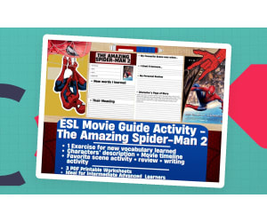 ESL Movie Guide Worksheets on "The Amazing Spider-Man 2"