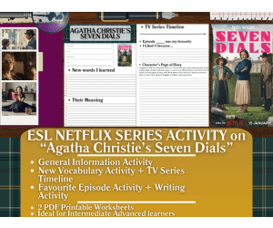 ESL Netflix Series Activity Worksheets - Agatha Christie's Seven Dials