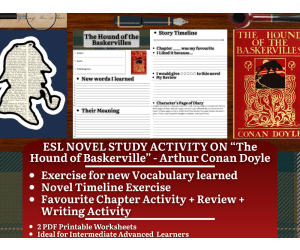 ESL Novel Study - The Hound of Baskervilles - Arthur Conan Doyle