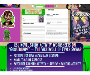ESL Novel Study - The Werewolf of Fever Swamp - Goosebumps - R.L Stine