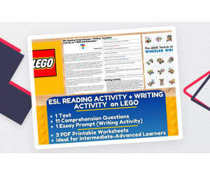 LEGO Reading Comprehension – ESL Writing Activity