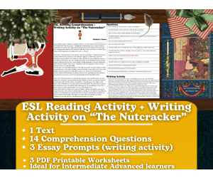ESL Reading Comprehension + Writing Activity - The Nutcracker