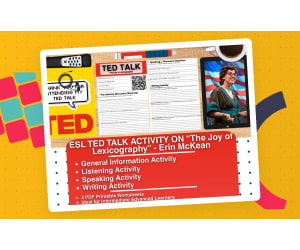 ESL TED Talk Activity - The Joy of Lexicography - Erin McKean