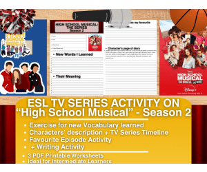 ESL TV Series Activity - High School Musical: The Series - Season 2