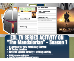 ESL TV Series Activity Worksheets - The Mandalorian - Season 1