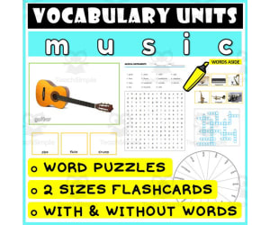 ESL Vocabulary Flashcards Puzzles Games 34
