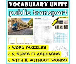 ESL Vocabulary Flashcards Puzzles Games 40