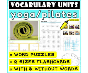 ESL Vocabulary Flashcards Puzzles Games 54