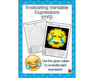 Evaluating Variable Expressions Emoji